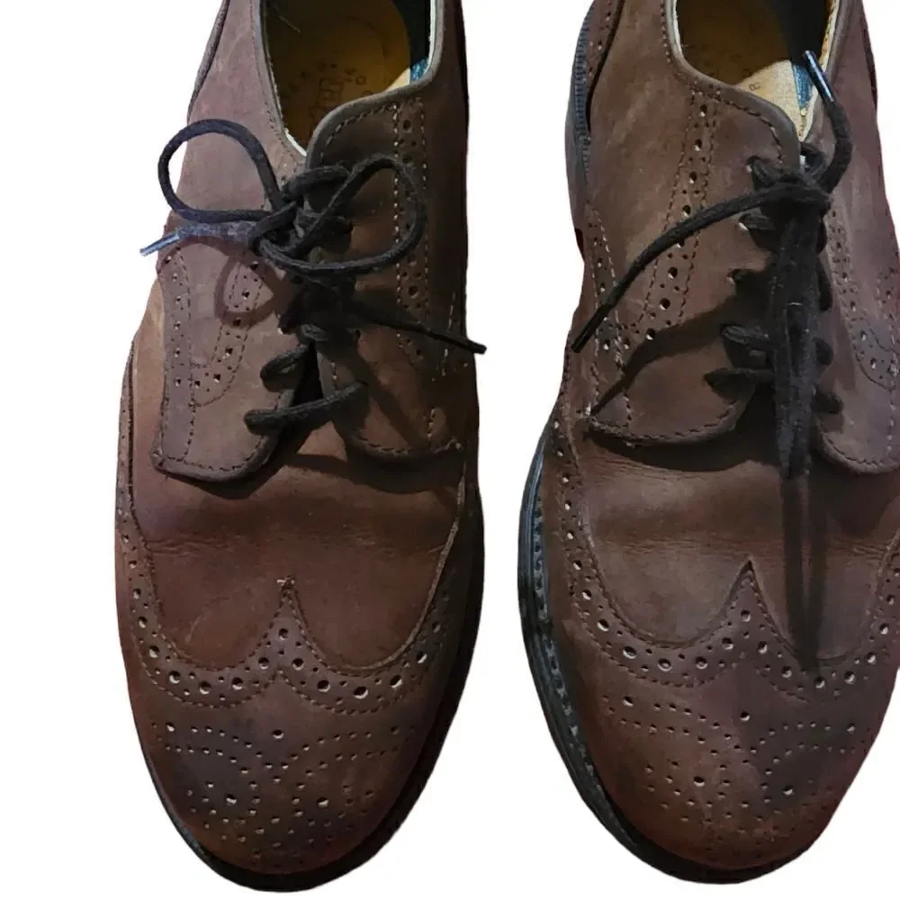 Men's DEXTER American Brogues Waterproof Leather Shoes Size 9.5‎